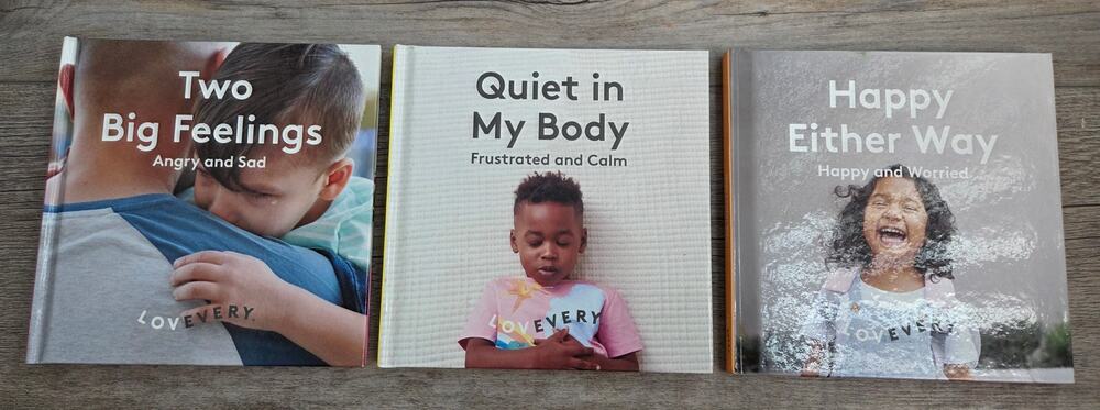Lot of 3 Lovevery Children's Books: Emotional Intelligence & Feelings